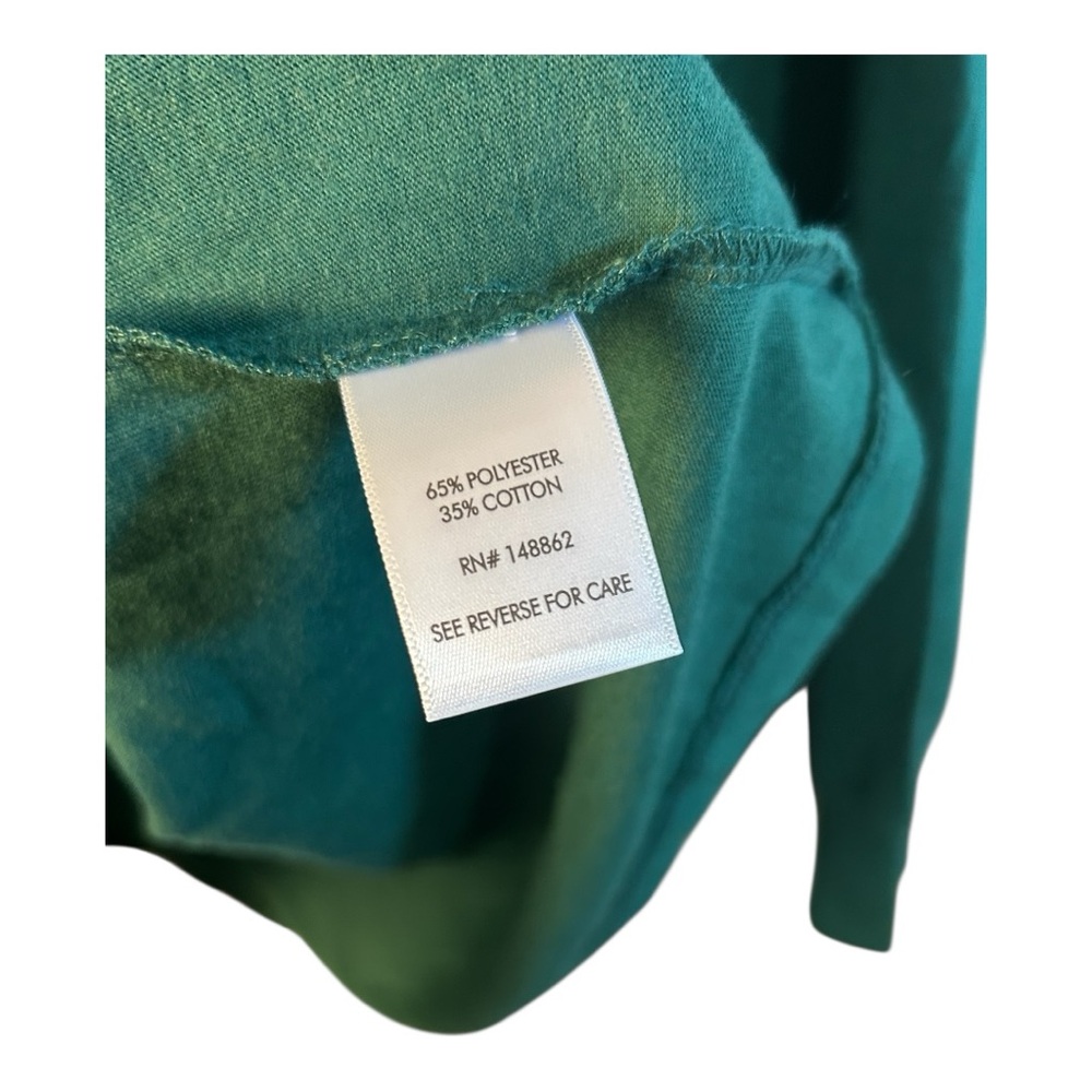 Torrid Grinch Quote Classic Fit Green Long Sleeve Top Size 2X NWT - Picture 5 of 8
